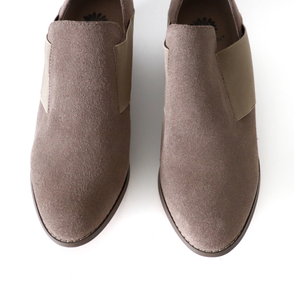 Yellowbox Taupe Ballon Suede Ankle Booties - Picture 4 of 12